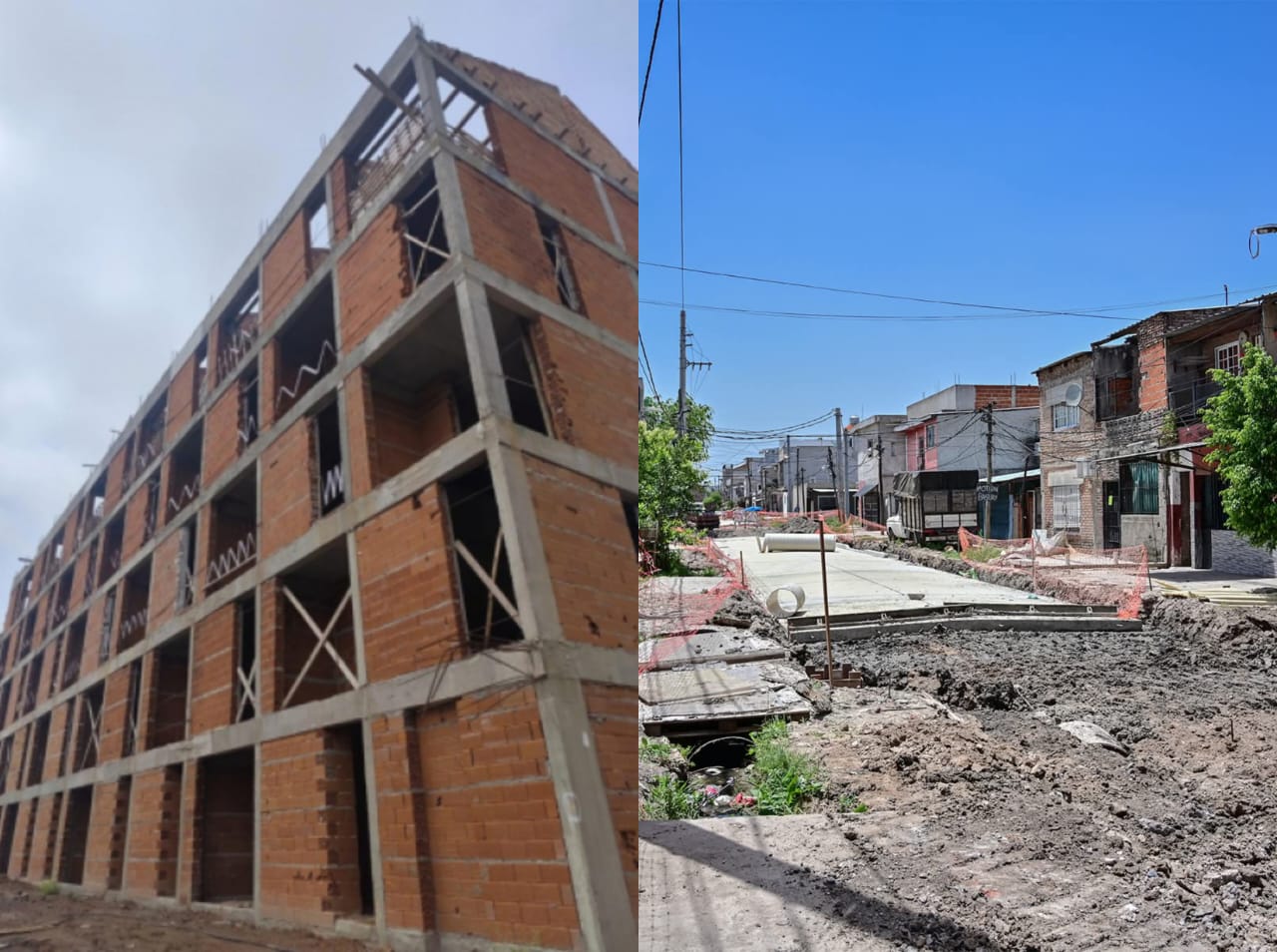 Avanza la construcción de 141 viviendas y pavimentan las últimas calles de tierra en Costa Esperanza